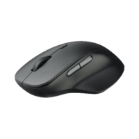 Rapoo M50 Plus Silent Black Wireless Optical Mouse 2.4GHz (Silent Click / Ergonomic Design / Lightweight 68g) - Hitam Garansi Resmi