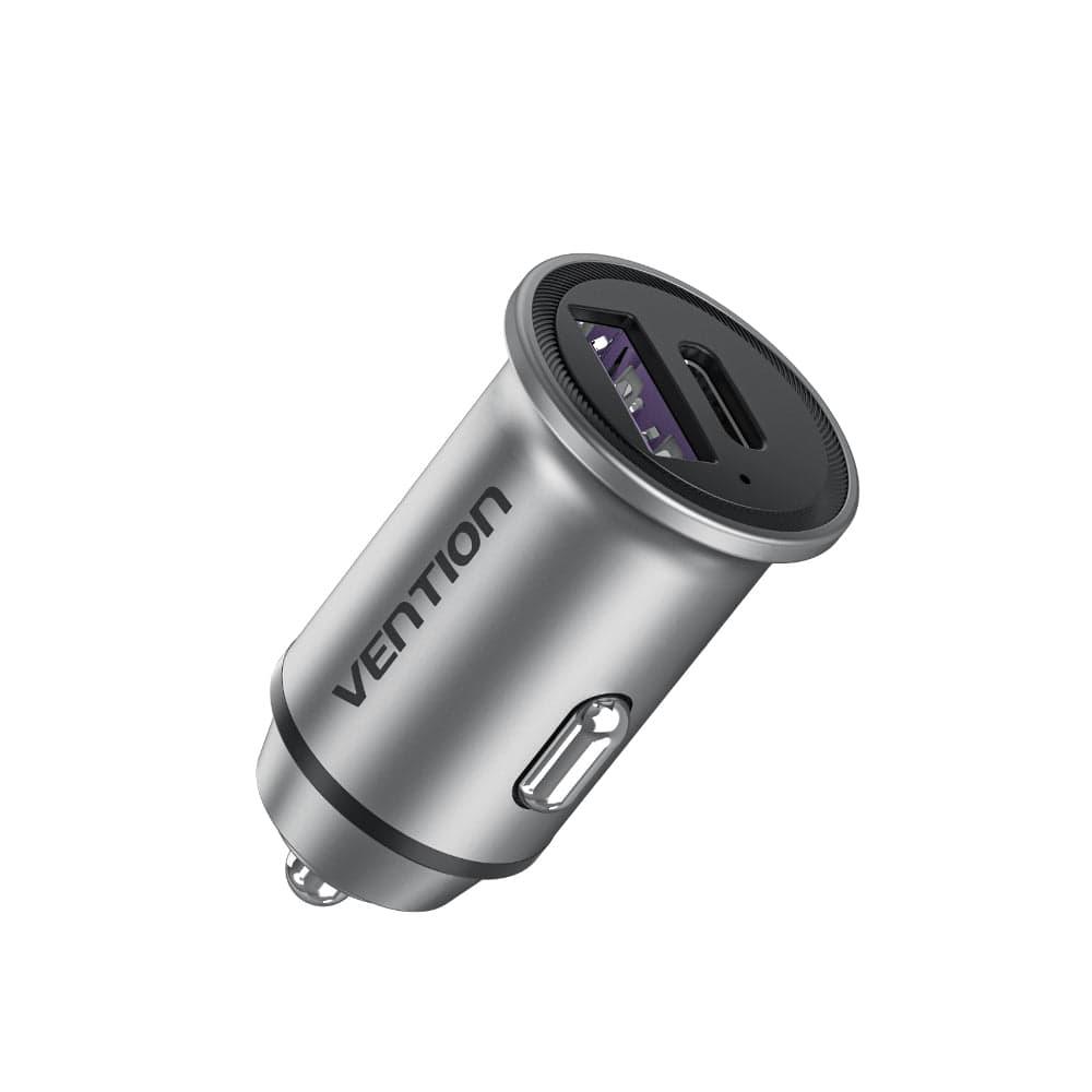 Vention Car Charger 2 Port USB-A Type-C 30W VT-FFFH0