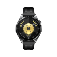 Huawei Watch GT 6 46mm Black Layar AMOLED 1.47 Inci Dual-Band GPS Tahan Air 5ATM IP69 Bodi Stainless Steel Garansi Resmi
