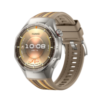 Huawei Watch GT 6 Pro 46mm Brown Layar AMOLED 1.47 Inci Titanium Alloy Sensor ECG Diving 40m GPS Dual-Band Garansi Resmi
