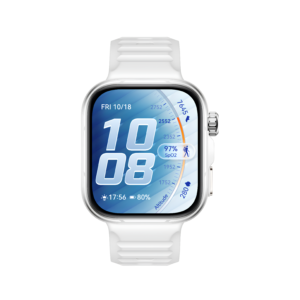 Huawei Watch Fit 5 Pro White Layar AMOLED 1.92 Inci 3000 Nits Bezel Titanium Sensor ECG Diving 40m IP6X 5ATM Garansi Resmi