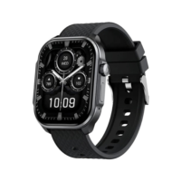 TECNO Smart Watch 3 Active Black Layar Besar 2.02 Inci HD Bluetooth Call AI Voice Assistant Baterai IP68 Garansi Resmi