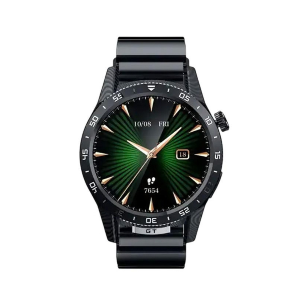 TECNO Smart Watch GT Black Layar AMOLED 1.78 Inci GPS Presisi Tinggi AI Voice Assistant Pemantau Kesehatan Baterai Garansi Resmi