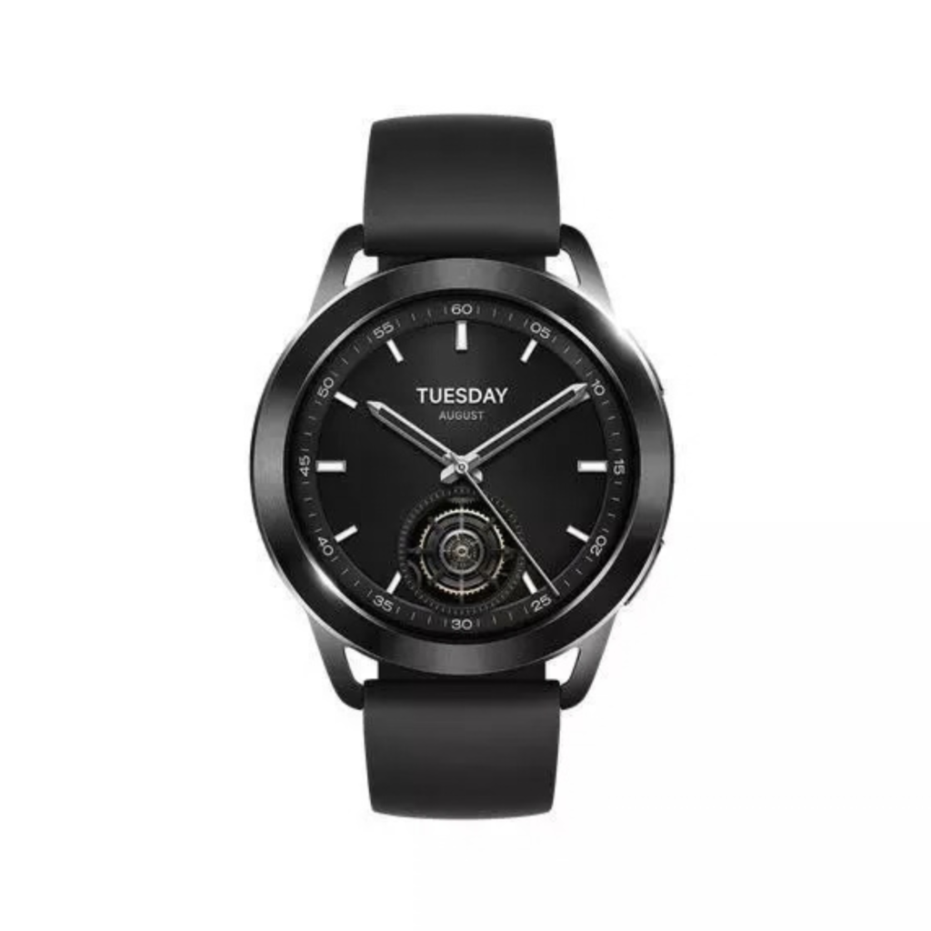 Xiaomi Watch S3 Bluetooth Black Swappable Bezel Layar AMOLED 1.43 Inci Aluminium Alloy Frame Strap Fluororubber Tahan Air 5ATM Garansi Resmi