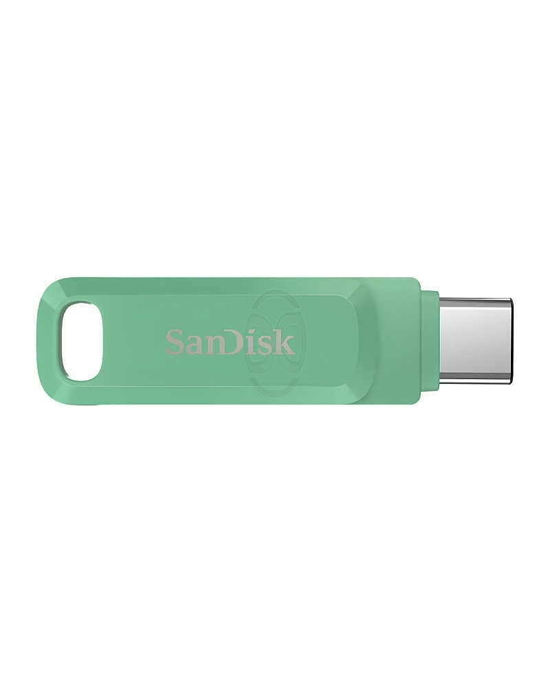SanDisk Ultra Dual Drive Go 64GB USB Type-C USB 3.2 Absinthe Green Original - SDDDC3-064G-G46AG