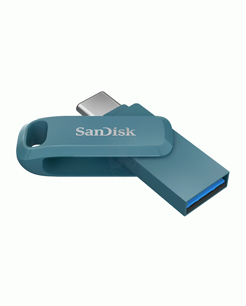 SanDisk Ultra Dual Drive Go 512GB USB Type-C USB 3.2 Navagio Bay Blue 400MB/s Original - SDDDC3-512G-G46NBB