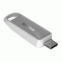SanDisk Phone Drive USB-C 256GB Arctic White Flashdisk OTG iPhone 16 Original - SDIXS0N-256G-GN6NE