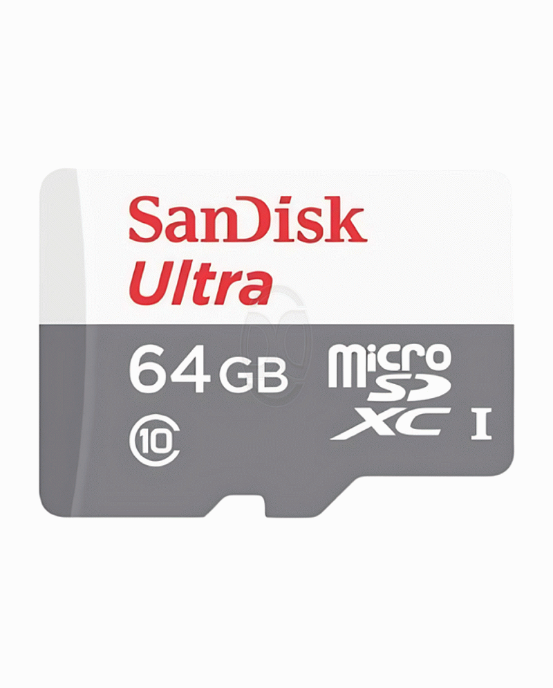 SanDisk Ultra MicroSD 64GB 100MB/s Class 10 Original Garansi Resmi - SDSǪUNR-064G-GN3MN