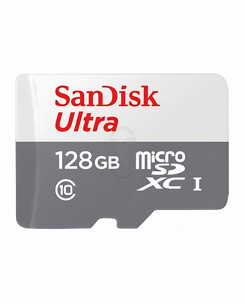 SanDisk Ultra MicroSD 128GB 100MB/s Class 10 Original Garansi Resmi - SDSǪUNR-128G-GN3MN