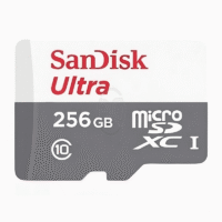 SanDisk Ultra MicroSD 256GB 100MB/s Class 10 Original Garansi Resmi - SDSǪUNR-256G-GN3MN