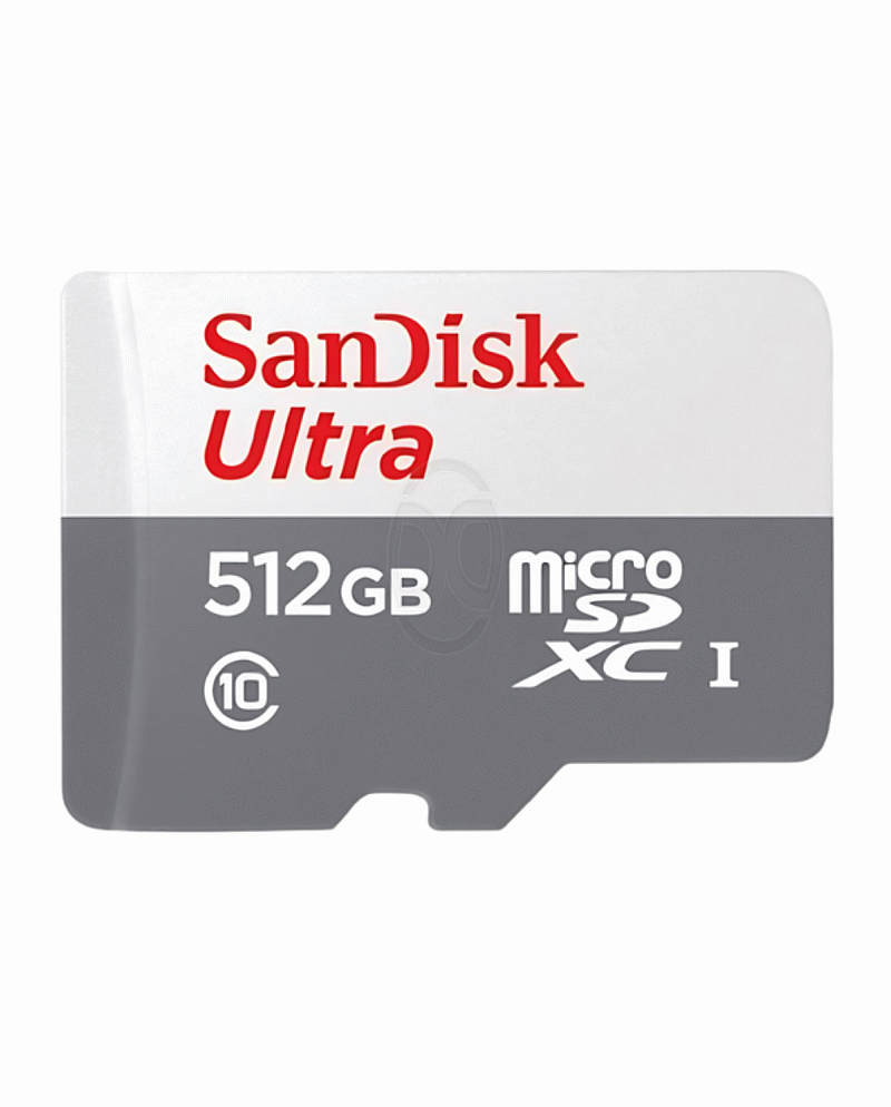 SanDisk Ultra MicroSD 512GB 100MB/s Class 10 Original Garansi Resmi - SDSǪUNR-512G-GN3MN