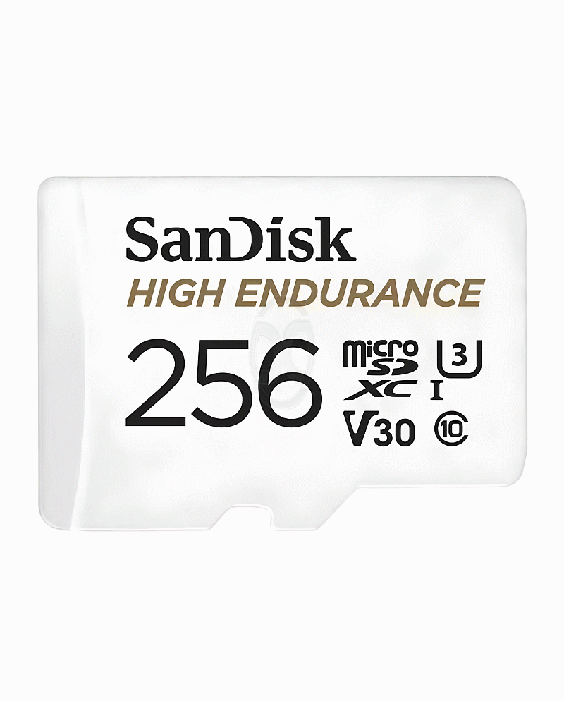 SanDisk High Endurance MicroSD 256GB SR100/SW40MB/s Original Garansi Resmi - SDSǪǪNR-256G-GN6IA