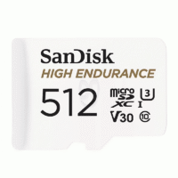 SanDisk High Endurance MicroSD 512GB SR100/SW40MB/s Original Garansi Resmi - SDSǪǪNR-512G-GN6IA