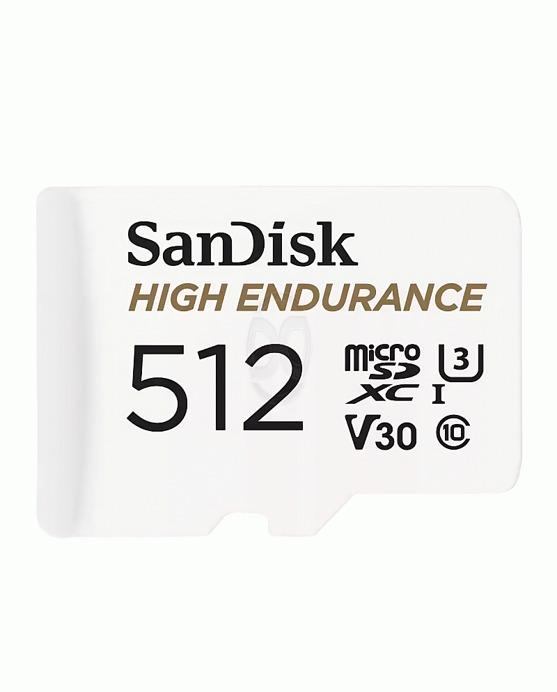 SanDisk High Endurance MicroSD 512GB SR100/SW40MB/s Original Garansi Resmi - SDSǪǪNR-512G-GN6IA