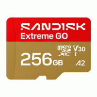 SanDisk Extreme GO MicroSD 256GB Read 240MB/s Write 160MB/s Original - SDSQXGN-256G-GN6MN
