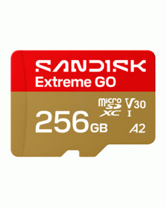 SanDisk Extreme GO MicroSD 256GB Read 240MB/s Write 160MB/s Original - SDSQXGN-256G-GN6MN