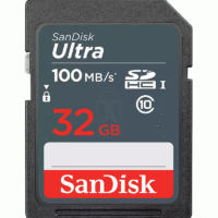 SanDisk Ultra SD Card 32GB Class 10 100MB/s Original Kamera - SDSDUNR-032G-GN3IN
