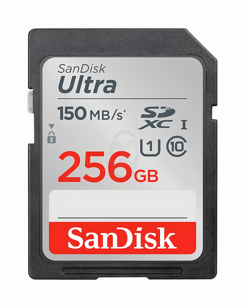 SanDisk Ultra SD Card 256GB Class 10 150MB/s Original Kamera - SDSDUNC-256G-GN6IN