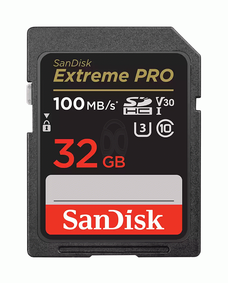 SanDisk Extreme PRO SD Card 32GB Read 100MBs Write 90MBs 4K - SDSDXXO-032G-GN4IN
