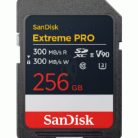 SanDisk Extreme Pro SD, V90, 300MB/s R, 300MB/s W, 256GB 300MB/s - SDSDXDM-256G-GN4IN