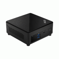 MSI Mini PC Cubi 5 Intel Core i7-1255U DDR4 Barebone DOS Thunderbolt 4 Dual LAN WiFi 6E Black - PR-PCM-MS-B0A8-B71255