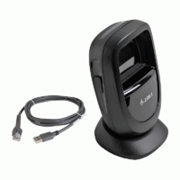 Zebra DS9308 barcode scanner 2D presentation scanner duduk meja QR code PDF417 USB interface midnight black