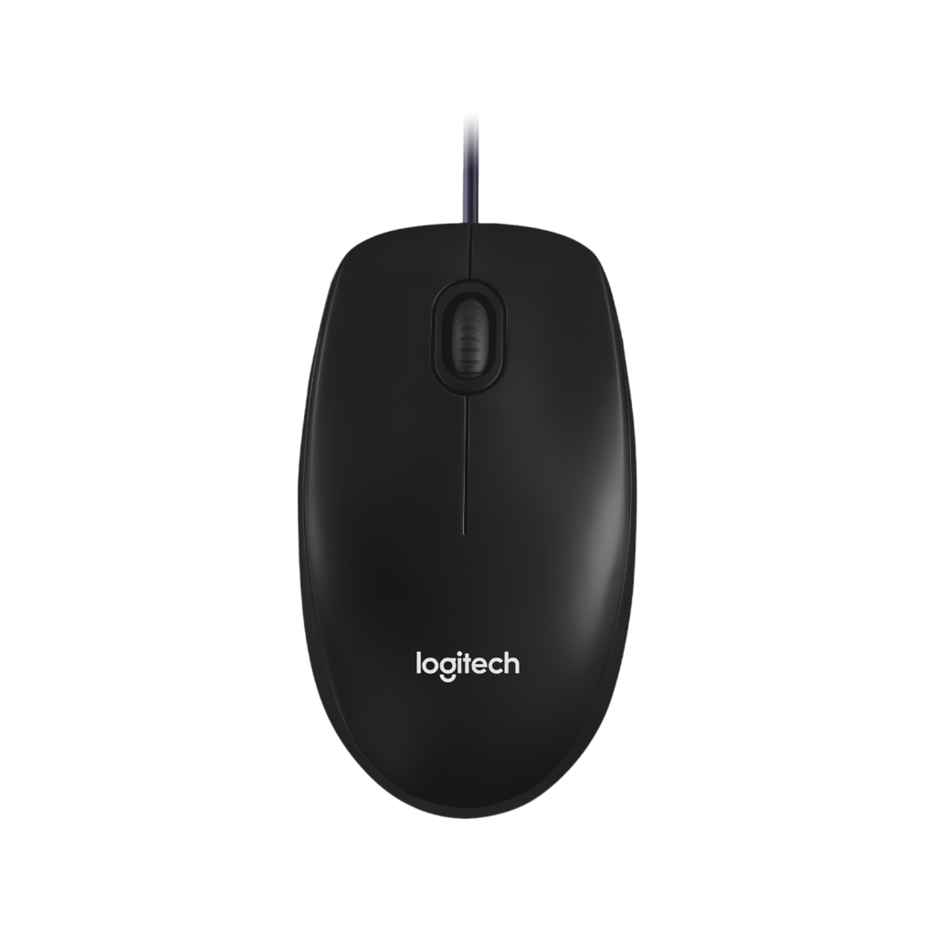 Logitech M100r Mouse Kabel USB Optical Office Ergonomis Original