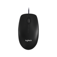 Logitech M100r Mouse Kabel USB Optical Office Ergonomis Original