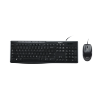 Logitech MK200 Combo Keyboard Kabel USB dan Mouse Optical Anti Tumpah