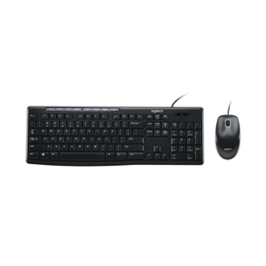 Logitech MK200 Combo Keyboard Kabel USB dan Mouse Optical Anti Tumpah