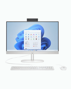 HP AIO 24 / INTEL CORE I3 1315U / RAM 8GB DDR4 / SSD 512GB / LAYAR 23.8 INCI FHD IPS / W11 OHS / SHELL WHITE - 24-CR0200D