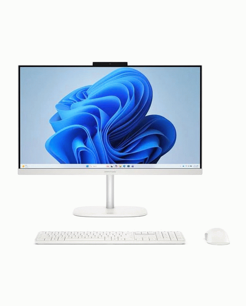 HP AIO OMNISTUDIO 24 / INTEL CORE 5 120U / RAM 8GB DDR5 / SSD 512GB / LAYAR 23.8 INCI 100HZ FHD IPS / W11 OHS M365 / SHELL WHITE - 24-CU0115D