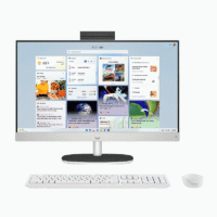 HP AIO 24 / INTEL CORE ULTRA 7 255U / RAM 16GB DDR5 / SSD 512GB / LAYAR 23.8 INCI FHD IPS / W11 OHS M365 / SHELL WHITE - 24-CR2568D