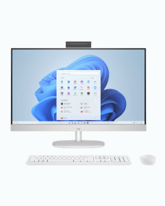 HP AIO 27 TOUCH / INTEL CORE ULTRA 7 155U / RAM 16GB DDR5 / SSD 1TB / LAYAR 27 INCI FHD IPS TOUCH / W11 OHS M365 / WHITE - 27-CR1555D
