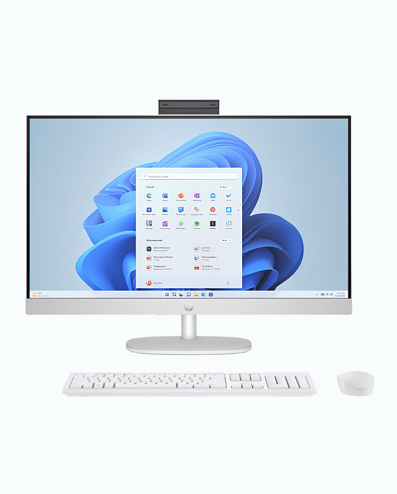 HP AIO 27 TOUCH / INTEL CORE ULTRA 7 155U / RAM 16GB DDR5 / SSD 1TB / LAYAR 27 INCI FHD IPS TOUCH / W11 OHS M365 / WHITE - 27-CR1555D