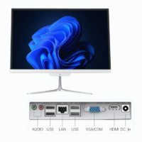 KOMPUTER ALL-IN-ONE Z2 PUTIH / INTEL CORE I7 7700HQ / RAM 16GB / SSD 1TB / LAYAR 22 INCH / DUAL BAND WIFI 5G / BLUETOOTH / FREE KEYBOARD MOUSE MOUSEPAD